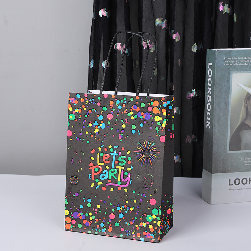 Let'S Party Event Supply - Sac cadeau en papier néon avec