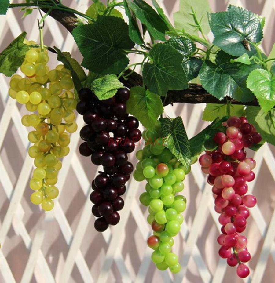 Centerpiece Stick - Brochettes de raisin violet et vert