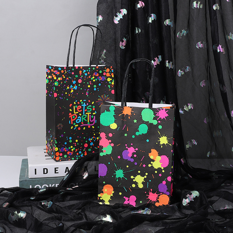 Sac cadeau en papier néon avec - Let'S Party Event Supply avis et prix