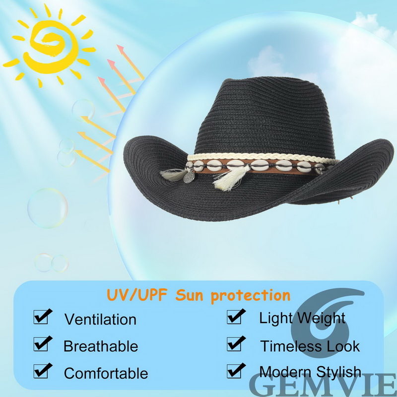 GEMVIE Chapeau de paille rétro - Paper Straw Color avis et prix