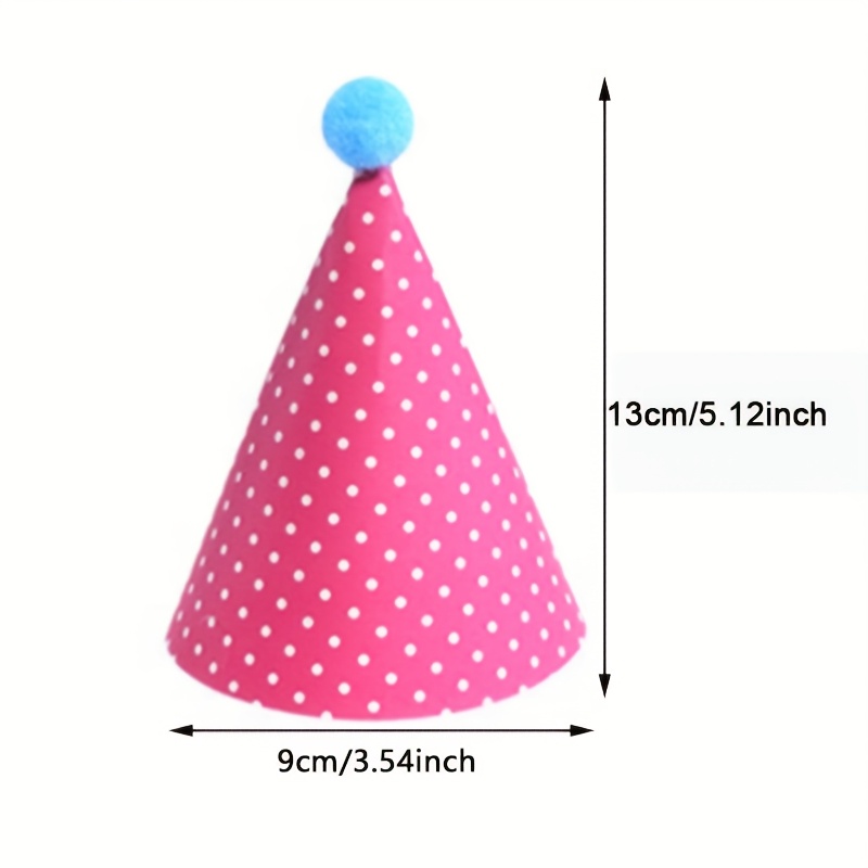 11 mini-chapeaux de fête color - Party Hat Cone avis et prix