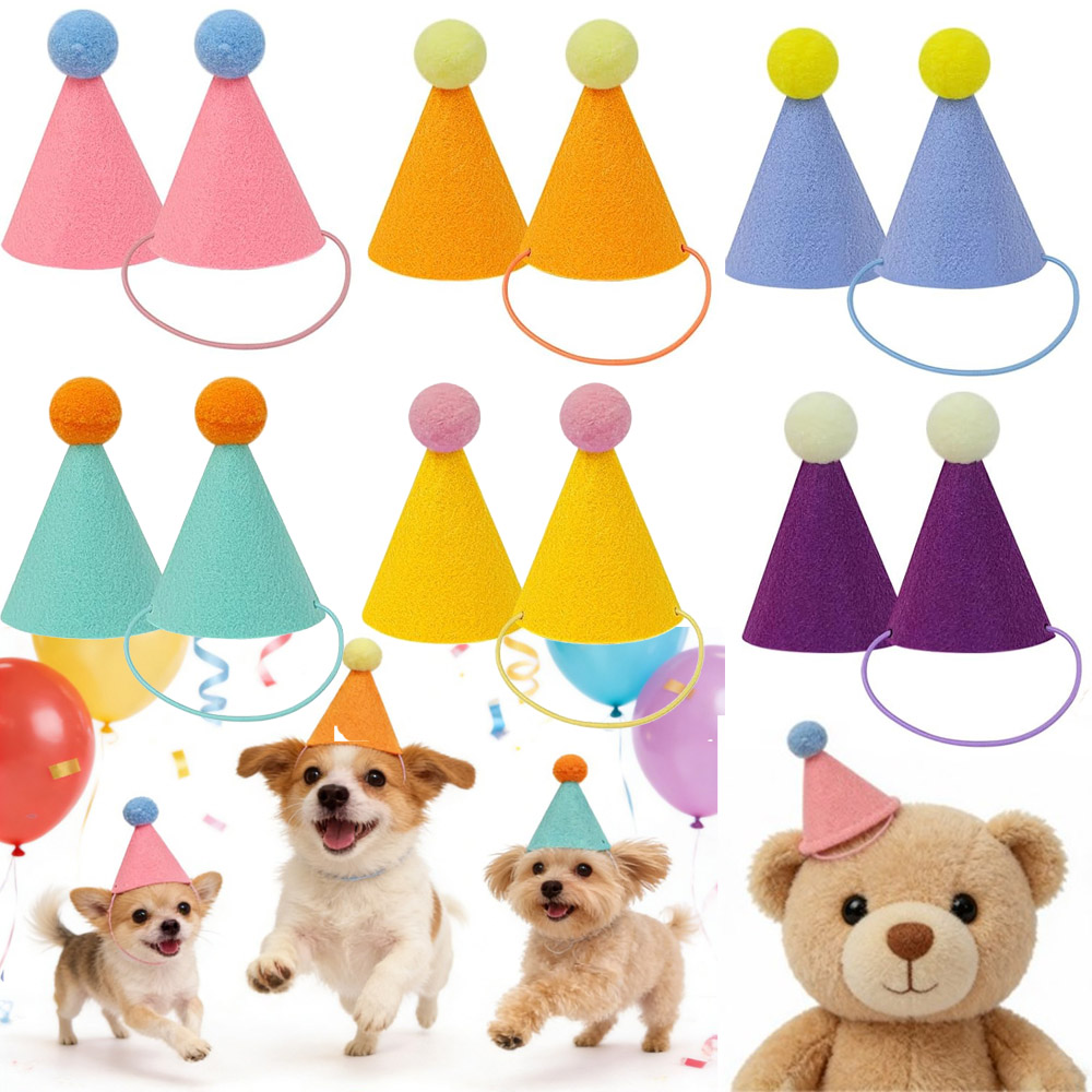 Chapeaux de fête colorés pour  - Party Hat Cone avis et prix