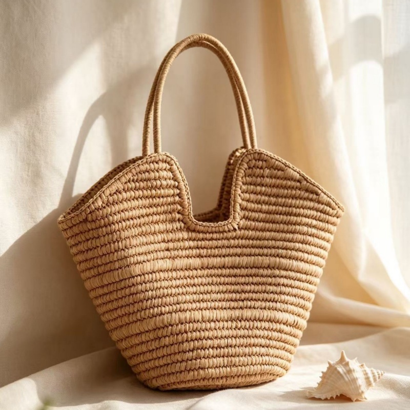 Sac fourre-tout tressé en pail - Paper Straw Color avis et prix