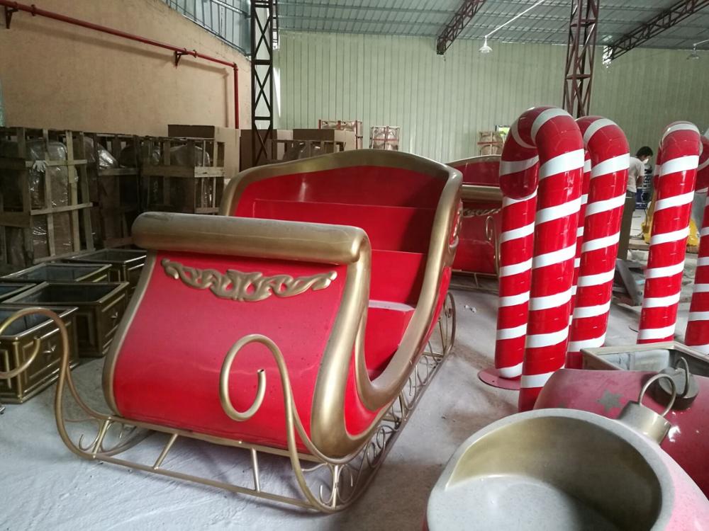 Trineau de Père Noël en fibre  - Event & Party Supply avis et prix
