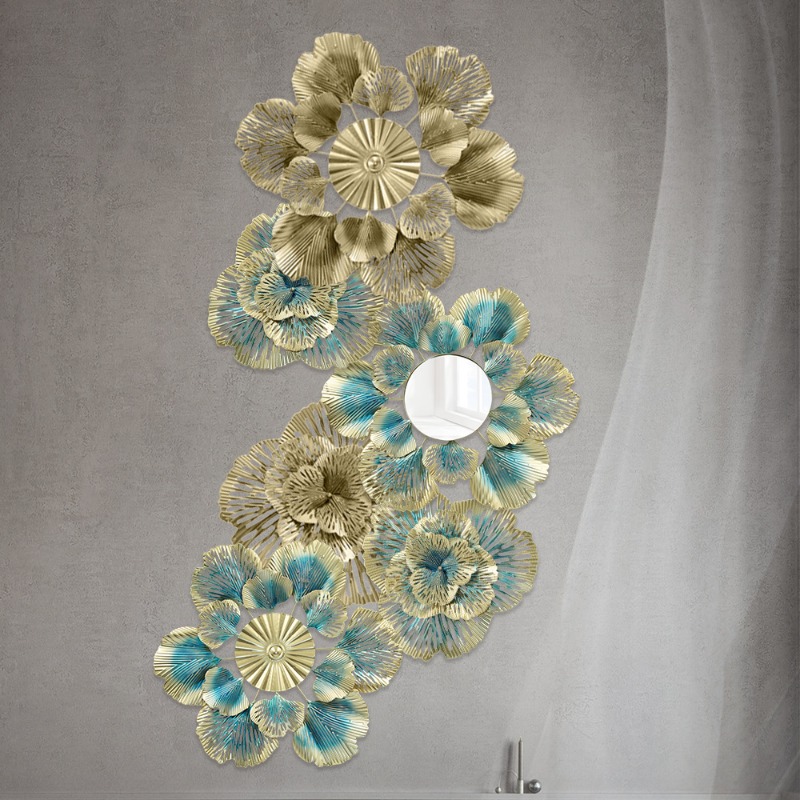 Miroir mural décoratif en fer  - Flower Wall Panel avis et prix