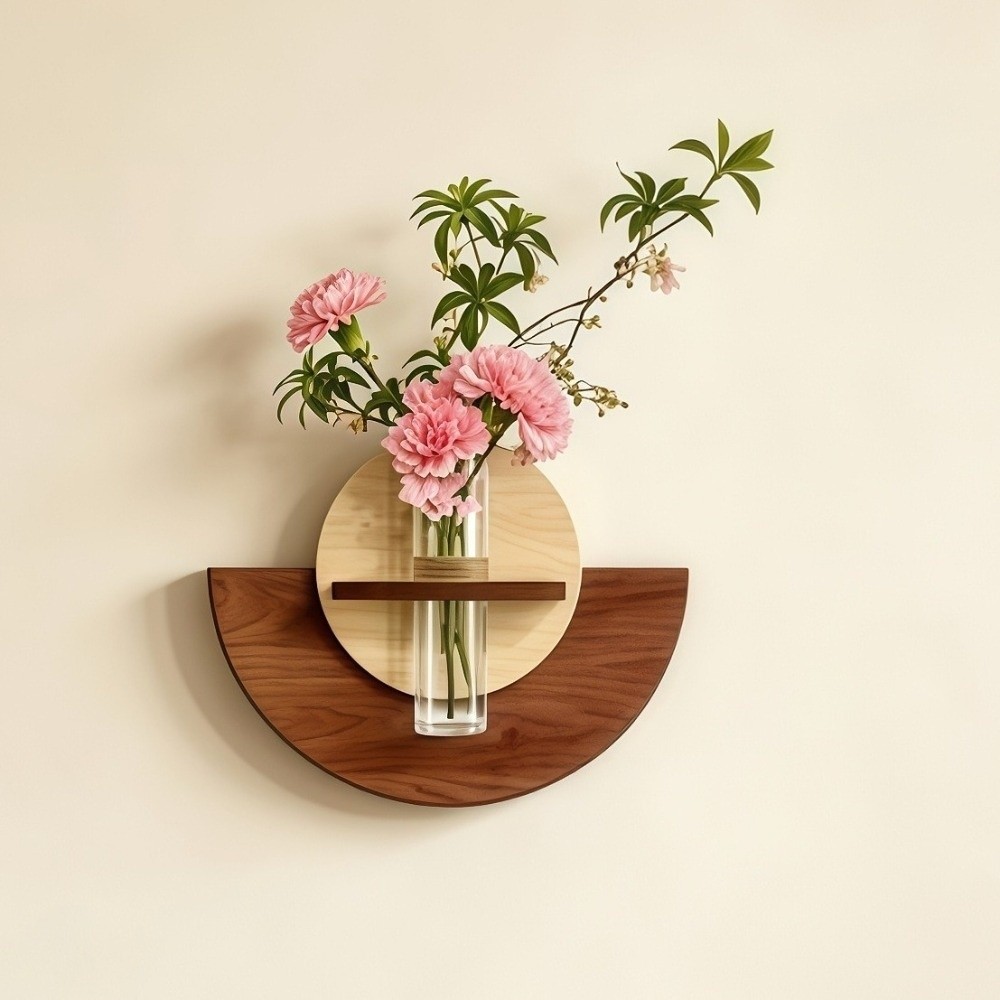 Étagère murale ovale en bois p - Flower Wall Panel avis et prix